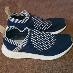 Adidas NMD CS2 Primeknit Ronin Stripes Size 10.5 BA7189 / Running Shoes 2017